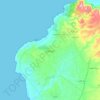 Burj Islam topographic map, elevation, terrain