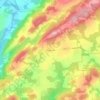 Farmersville topographic map, elevation, terrain