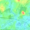 East Acton topographic map, elevation, terrain