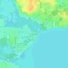 Harbor Shores topographic map, elevation, terrain