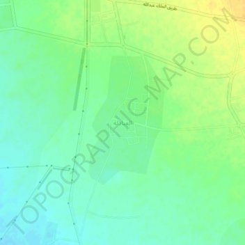 Alabadilah topographic map, elevation, terrain
