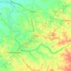 Chittur topographic map, elevation, terrain