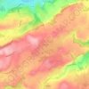 Barracand topographic map, elevation, terrain