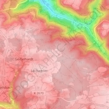 Hegenhäule topographic map, elevation, terrain