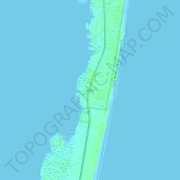 Salvo topographic map, elevation, terrain