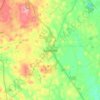 Saintfield topographic map, elevation, terrain
