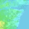 Holiday Beach topographic map, elevation, terrain