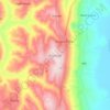 Kayanga topographic map, elevation, terrain