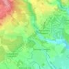 Peppard Common topographic map, elevation, terrain