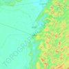 Umerkot topographic map, elevation, terrain