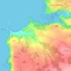 Rosmeur topographic map, elevation, terrain