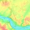 La Renaissance topographic map, elevation, terrain