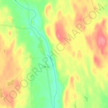 Österbyn topographic map, elevation, terrain
