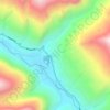 Retil topographic map, elevation, terrain