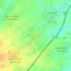 Les Mares Pulantes topographic map, elevation, terrain