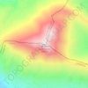 Monte Sammucro topographic map, elevation, terrain