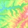 La Ténèze topographic map, elevation, terrain