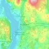 Windermere topographic map, elevation, terrain