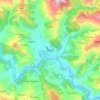 Dipayal topographic map, elevation, terrain