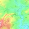 Oreton topographic map, elevation, terrain