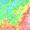 Le Mas topographic map, elevation, terrain