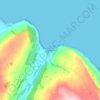 Glenarm topographic map, elevation, terrain