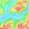 Ceint d'Eau topographic map, elevation, terrain