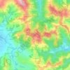 Pradivia topographic map, elevation, terrain