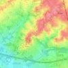 Koudertaveerne topographic map, elevation, terrain