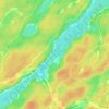 Dollars Lake topographic map, elevation, terrain