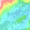 Alvie topographic map, elevation, terrain