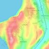 Sandwith topographic map, elevation, terrain