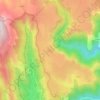 La Garde-Guérin topographic map, elevation, terrain