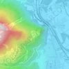 Chavalon topographic map, elevation, terrain