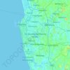 Sri Jayewardenepura Kotte topographic map, elevation, terrain