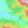 Buriani topographic map, elevation, terrain