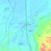 Qantara West topographic map, elevation, terrain