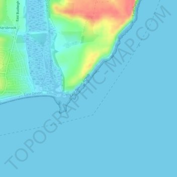 Danger Point topographic map, elevation, terrain