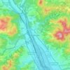 Molins de Rei topographic map, elevation, terrain