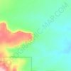 Batty Pass topographic map, elevation, terrain