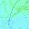 San Jose South topographic map, elevation, terrain