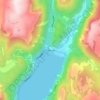 Vadheim topographic map, elevation, terrain