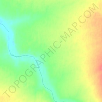 Taymyr Peninsula topographic map, elevation, terrain