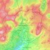 Blaenau Ffestiniog topographic map, elevation, terrain