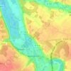 Bois de Sauny topographic map, elevation, terrain
