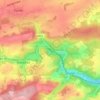 Maredsous topographic map, elevation, terrain