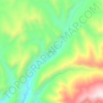 Geshenke topographic map, elevation, terrain