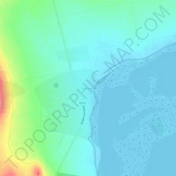 Sălcioara topographic map, elevation, terrain