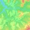 Danese topographic map, elevation, terrain