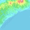Brighton topographic map, elevation, terrain
